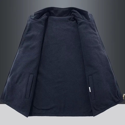 Men's casual heated vest by StorePilot featuring a lightweight design, front zipper, and adjustable fit for warmth and comfort.