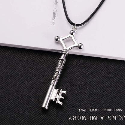 Eren Key anime necklace from the 2024 collection, featuring a detailed pendant inspired by the popular anime series.