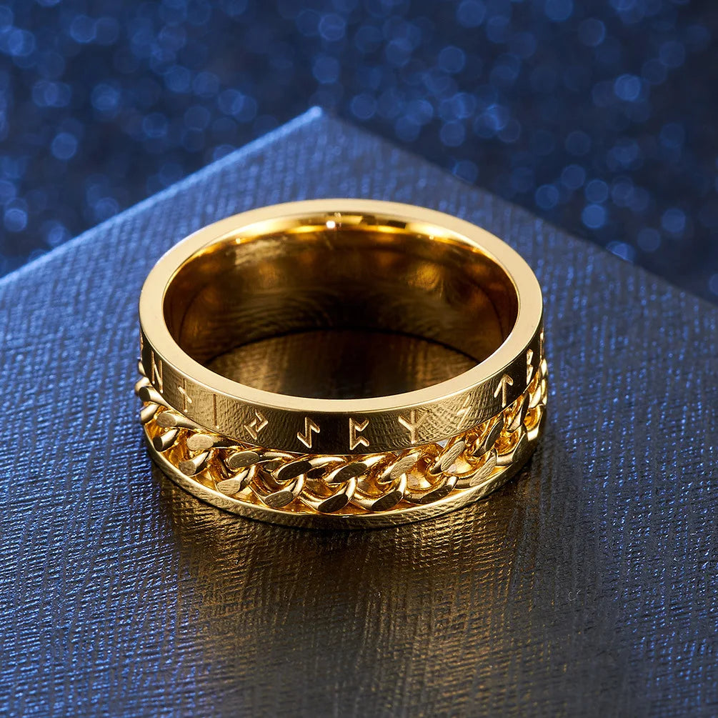 Men's Roman Fidget Spinner Ring by StorePilot, featuring a detailed Roman-inspired design on a silver-tone metal ring.